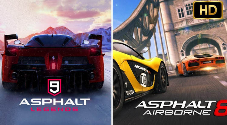 So sánh Asphalt 8 và 9 có gì khác biệt về lối chơi    